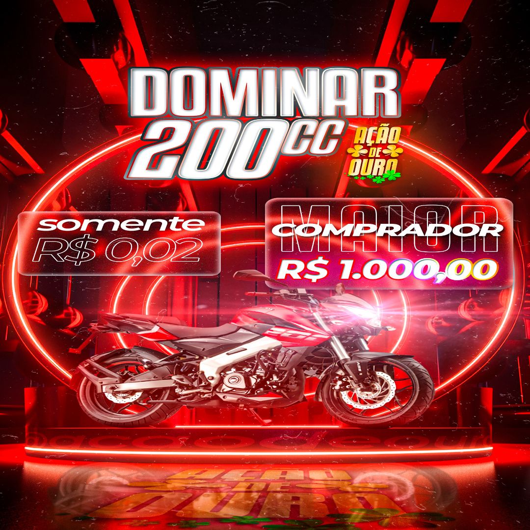 0,02 centavos para uma Bajaj dominar 200cc 0km 3 anos de garantia