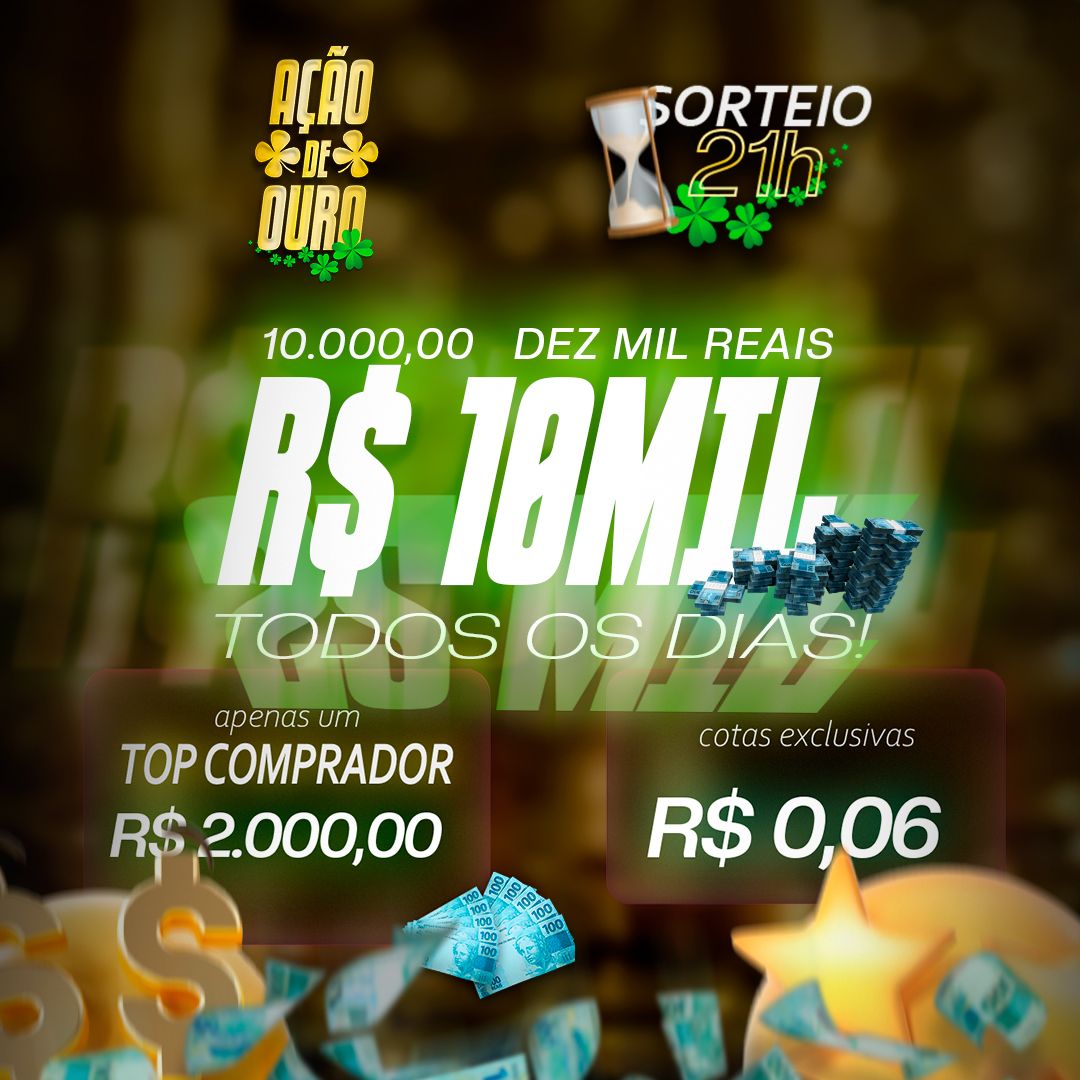 0,06 centavos pra 10mil Reais⭐️