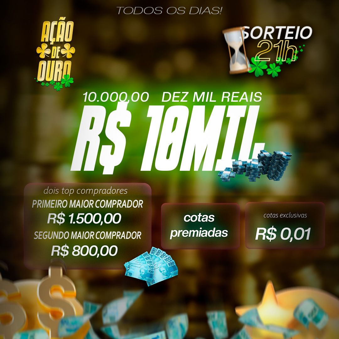 0,01 centavo pra 10mil Reais