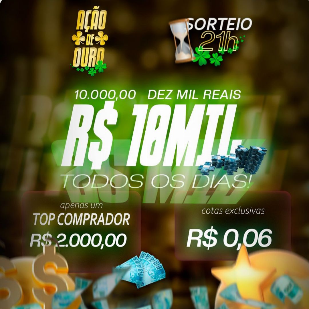 0,06 centavos para 10mil Reais