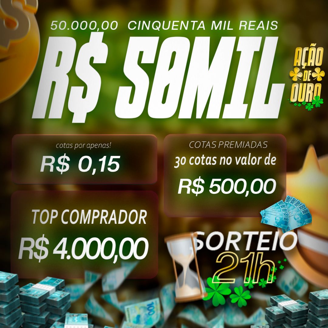 0,15 centavos pra 50mil