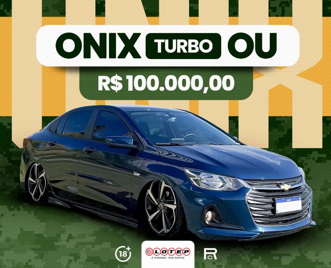 Onix Turbo ou 100mil pra conta