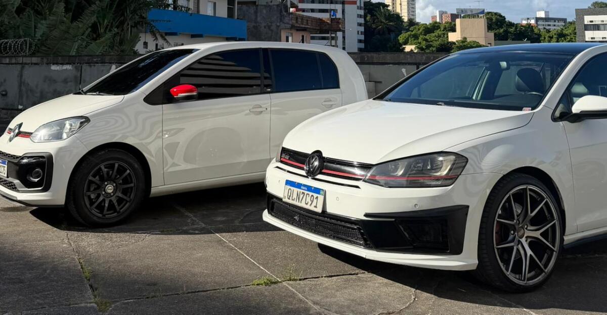 Golf GTI + UP TSI + Moto BMW G310R (o ganhador(a) só leva a moto se tiver jogado acima de 100,00 nesse sorteio)